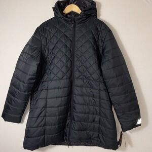 New Balance Men's Puffer Quilted Tech Water Resistant Jacket Size 3X Black New‎